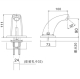 Electrical automatic sensor faucet with single hole water saving(YL1041)