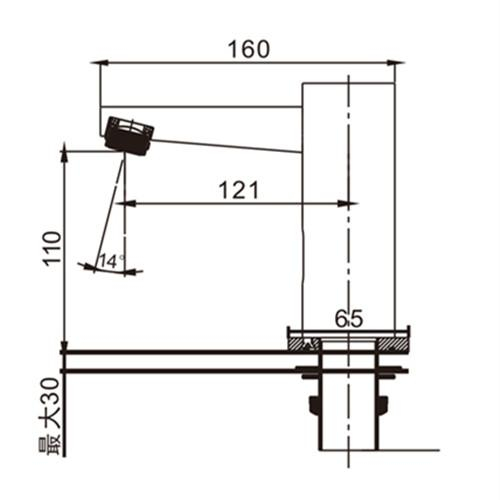Modern cheap discount bathroom washbasin automatic sensor water tap 2201