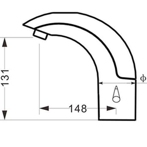 Professional design sensor faucet and automatic sensor tap 1301