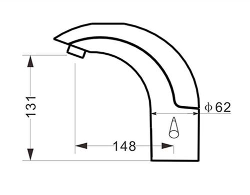 Professional design sensor faucet and automatic sensor tap 1301