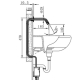 Wall Mounting Automatic Tap with cold water for wash hand 2231
