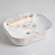Colorful counter top wash basin for bathroom (109)