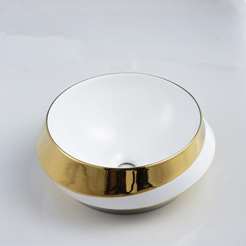 factory direct above counter art round ceramic hand wash basin (117)