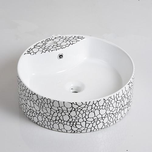Faucet hole white color above wash hand basin (511)