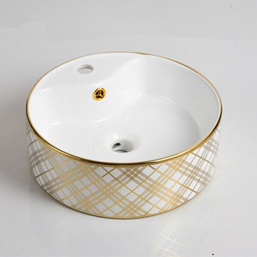 Faucet hole white color above wash hand basin (511)