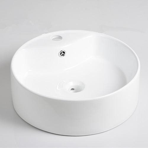 Faucet hole white color above wash hand basin (511)