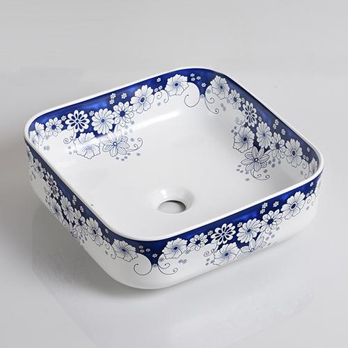White color ceramic Basin for bathroom (101)