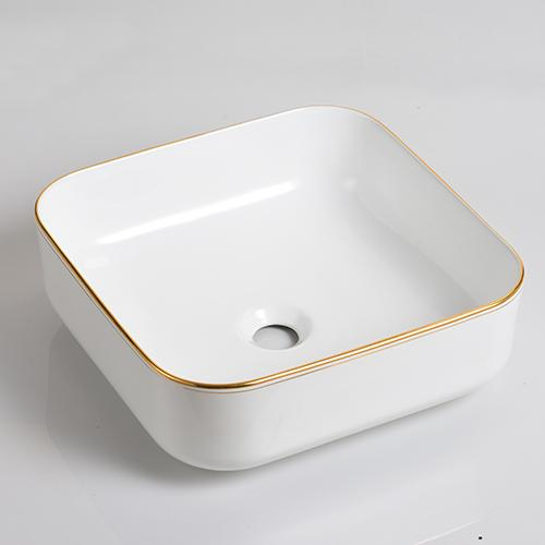 White color ceramic Basin for bathroom (101)