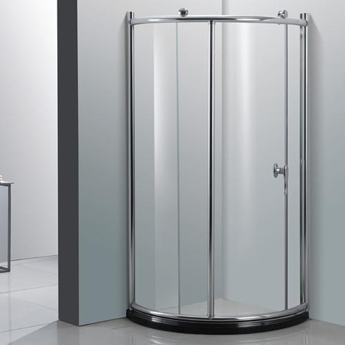 6mm tempered glass shower enclosure with marble 1602