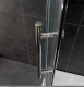 Chromed Simple Aluminum Frame Shower Enclosure for (1208)