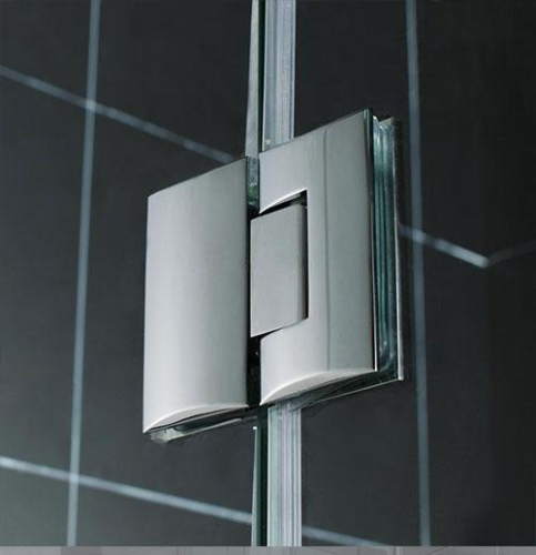 Chromed Simple Aluminum Frame Shower Enclosure for (1208)