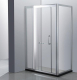 Chromed Simple Aluminum Frame Shower Enclosure for (1208)
