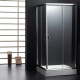 Sliding door square shower enclosure with tray 3308