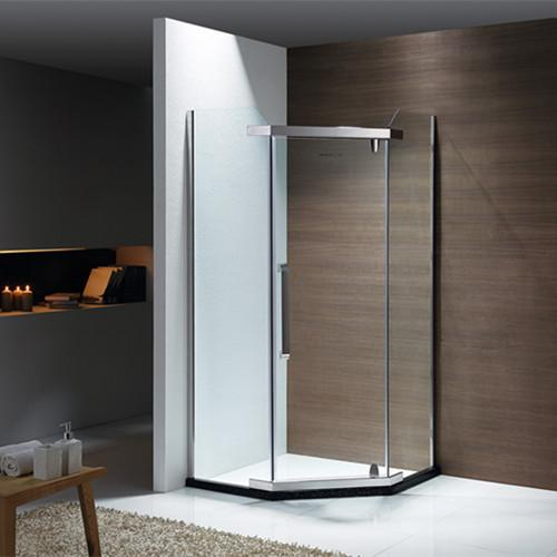 Diamond design shower room and shower glass