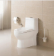 1002 Bathroom toilet commode Siphonic one piece toilet Elongated toilet seat