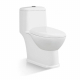 1005 Toilet commode with siphonic flushing