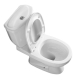 Factory price two piece toilet for project design (015)