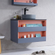 2020 New design wall hung bathroom vanity cabinet with mirror 2039
