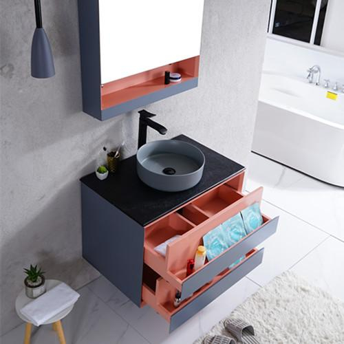 2020 New design wall hung bathroom vanity cabinet with mirror 2039