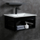 Aluminum material black color wall hung cabinet-60A