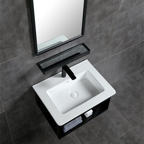 Aluminum material black color wall hung cabinet-60A
