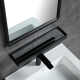 Aluminum material black color wall hung cabinet-60A