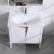 Modern design white color floor standing vanity for bathroom furniture (2035)