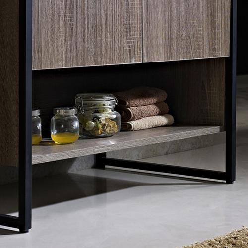 New design plywood material floor standing bathroom cabinet and vanity (2014)