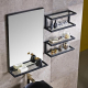 Plywood double door bathroom vanity furniture for sanitary ware (2013)