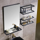 Plywood double door bathroom vanity furniture for sanitary ware (2013)