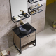 Plywood double door bathroom vanity furniture for sanitary ware (2013)